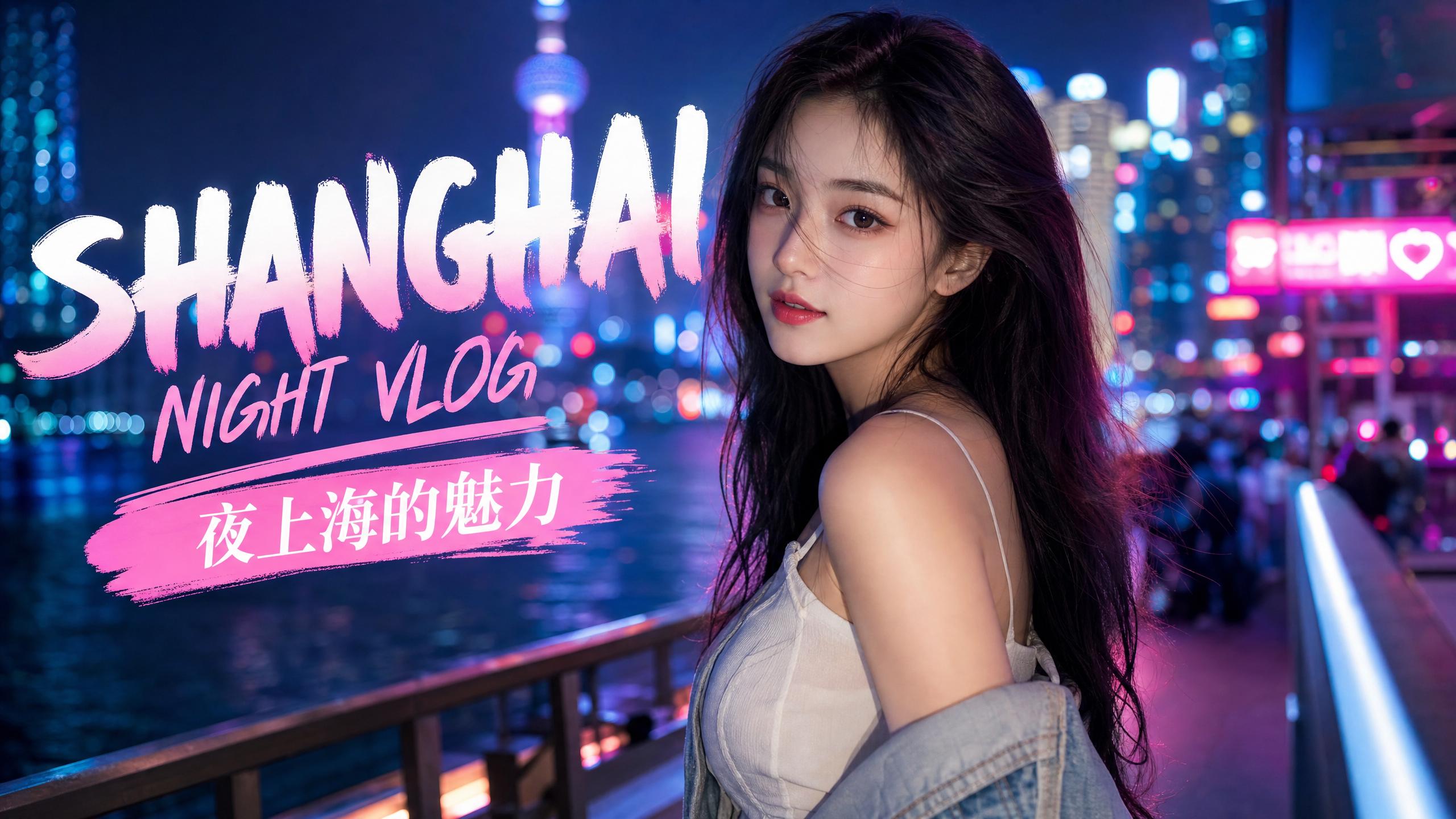 溏心-溏心生活视频：夜上海魅力·城市夜景Vlog视频分享